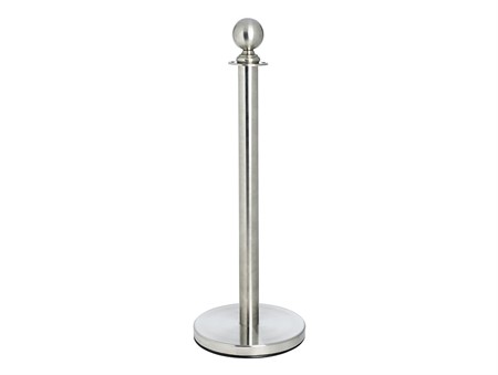 Avspärrningsstolpe, silver